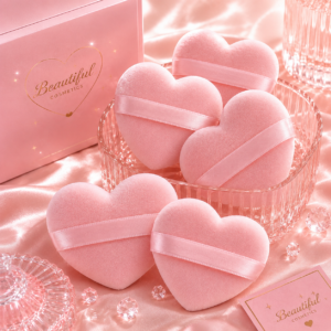 Heart Powder Puff